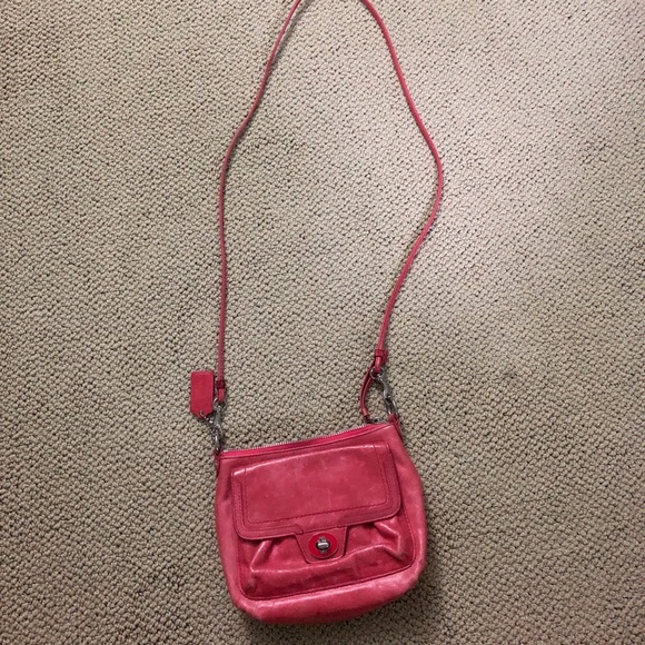 Pink coach cross body bag - Picture 1 of 2